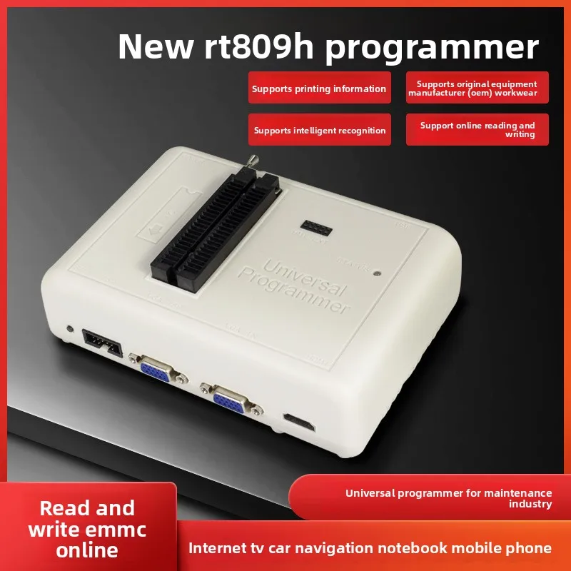 RT809H Programmer LCD TV EMMC Online Read Write ISP NAND Flash Programmer