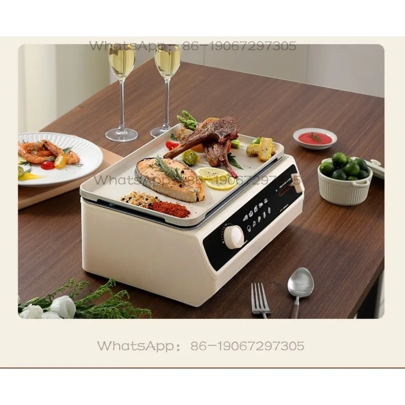 Household Hot Pot Multifunctional Electric Baking Pan Shabu-roasting Integrated Electric Oven Indoor Hot Pot Barbecue