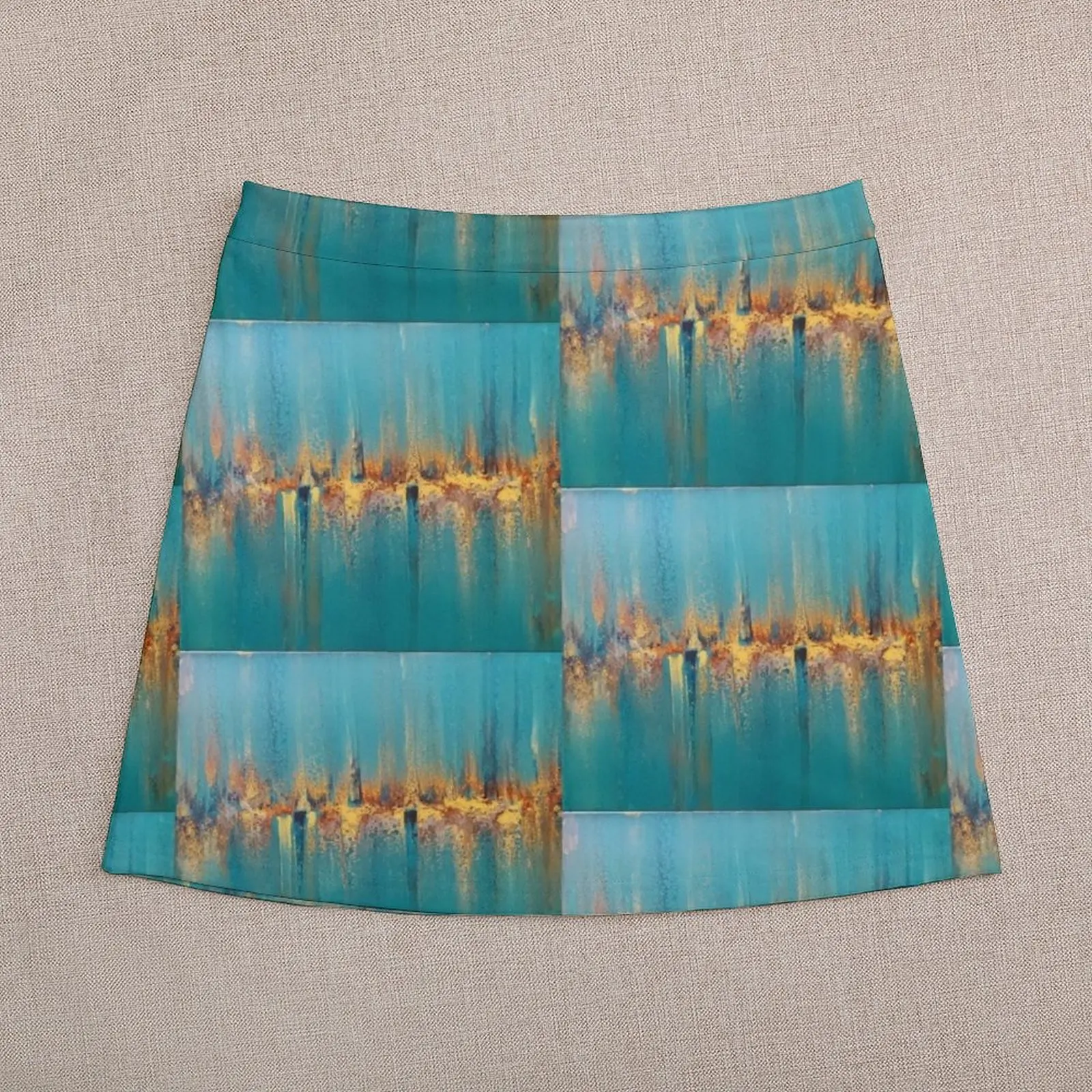 Aqua Streams Mini Skirt summer skirts rave outfits for women