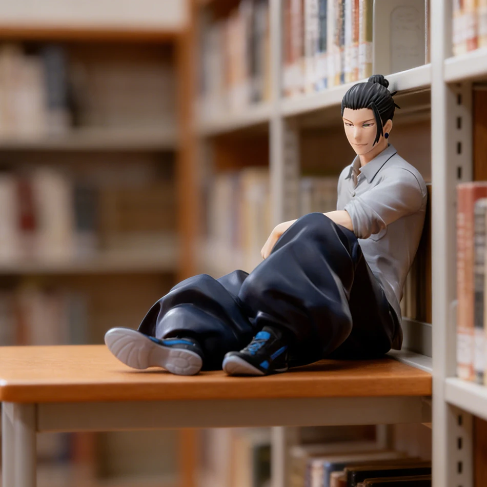 Gojo Satoru Anime Jujutsu Kaisen Figur Geto Suguru Yumemirize Sitzende Position Sammlermodell Geschenk Spielzeug Actionfigur Geschenke – Detail 2