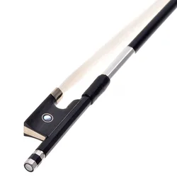 4/4 3/4 1/2 1/4 1/8 Violin Bow Black Strong Carbon Fiber Bow W/Ebony Fogs Carbon Fiber Violin Bows