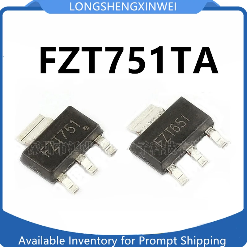 1PCS Original New FZT751TA FZT658 FZT758 FZT857TA Screen Printed Packaged SOT-223 Patch Triode