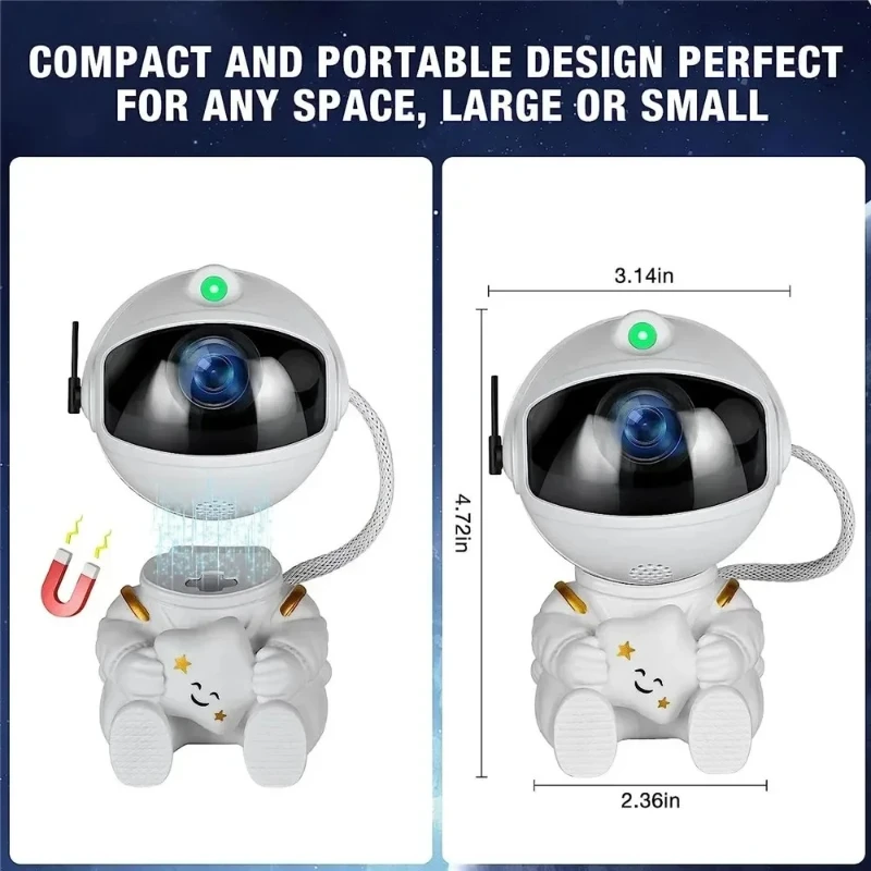 Astronaut projection light Galaxy projector LED night light starry sky atmosphere light desktop decoration light bedroom home ch