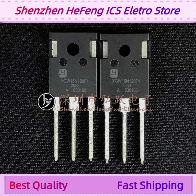 10PCS -20PCS YGW15N120F1 YGW15N120F1A  TO-247    Fast Shipping Quality Guarantee Quick Delivery