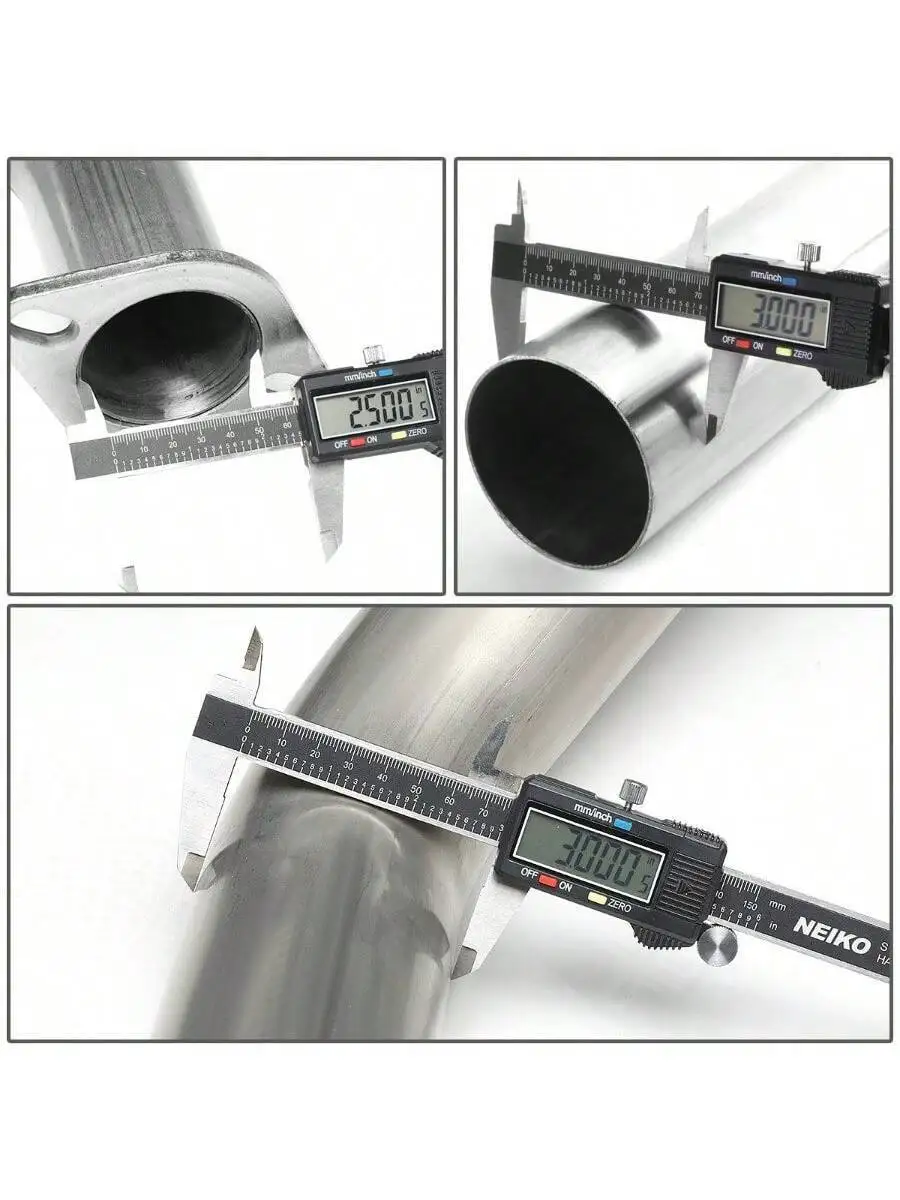 For 04-15 Nissan Titan 5.6L V8 3and#034Catback Exhaust System+4.5and#034OD Muffler Tip