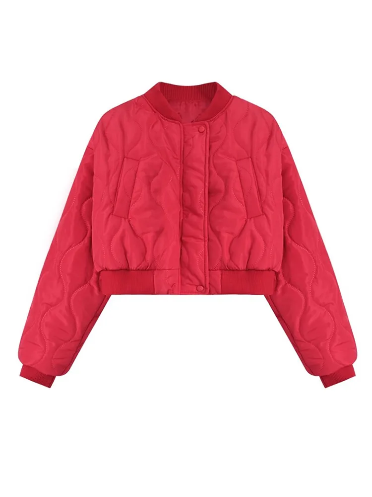 Hong Kong Sle ort Baseball Jaet Damska Kurtka Jesienno-Zimowa z Bawełny i Puchu, Kurtka z Efektem Wysokiej Talii, Odzież Wierzchnia w Stylu Koreańskim