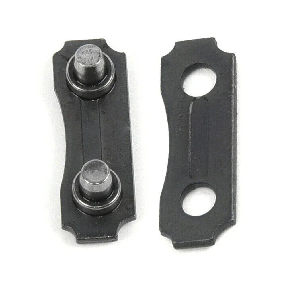Chainsaw Chain Links Conectores, Tie Straps para Chainsaw, correias predefinidos, Metal Garden Power Tools, 3/8 LP 0,050 Polegada, 12Set