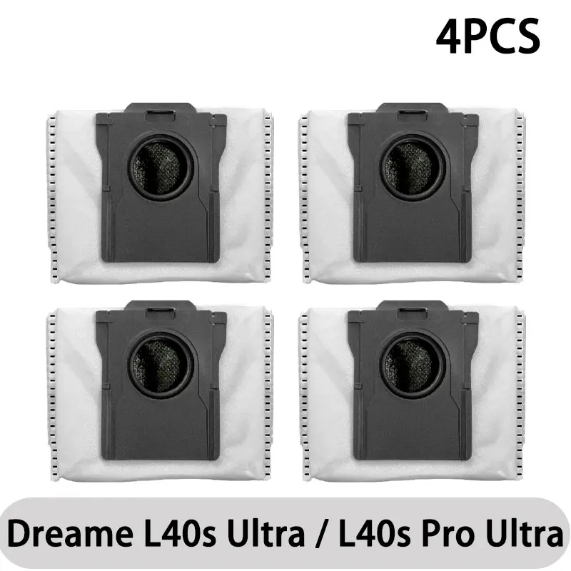 Dreame L40s Ultra / L40s Pro Ultra Stofzuiger Vervangingsaccessoires Hoofdzijborstel HEPA-filter Mop Doeken Stofzak Reserve