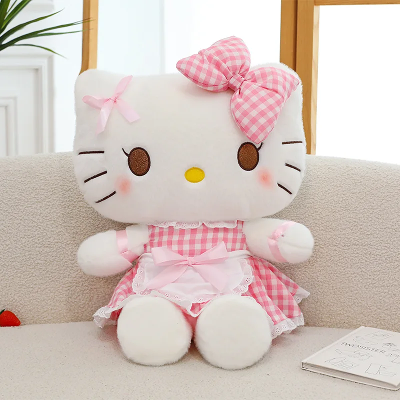 

65 см Sanrio Hello Kitty аниме Hello Kitty мягкие игрушки плюсhier мягкая подушка подарки на день рождения для девочек Kawaii Hello Kitty плюшевые куклы