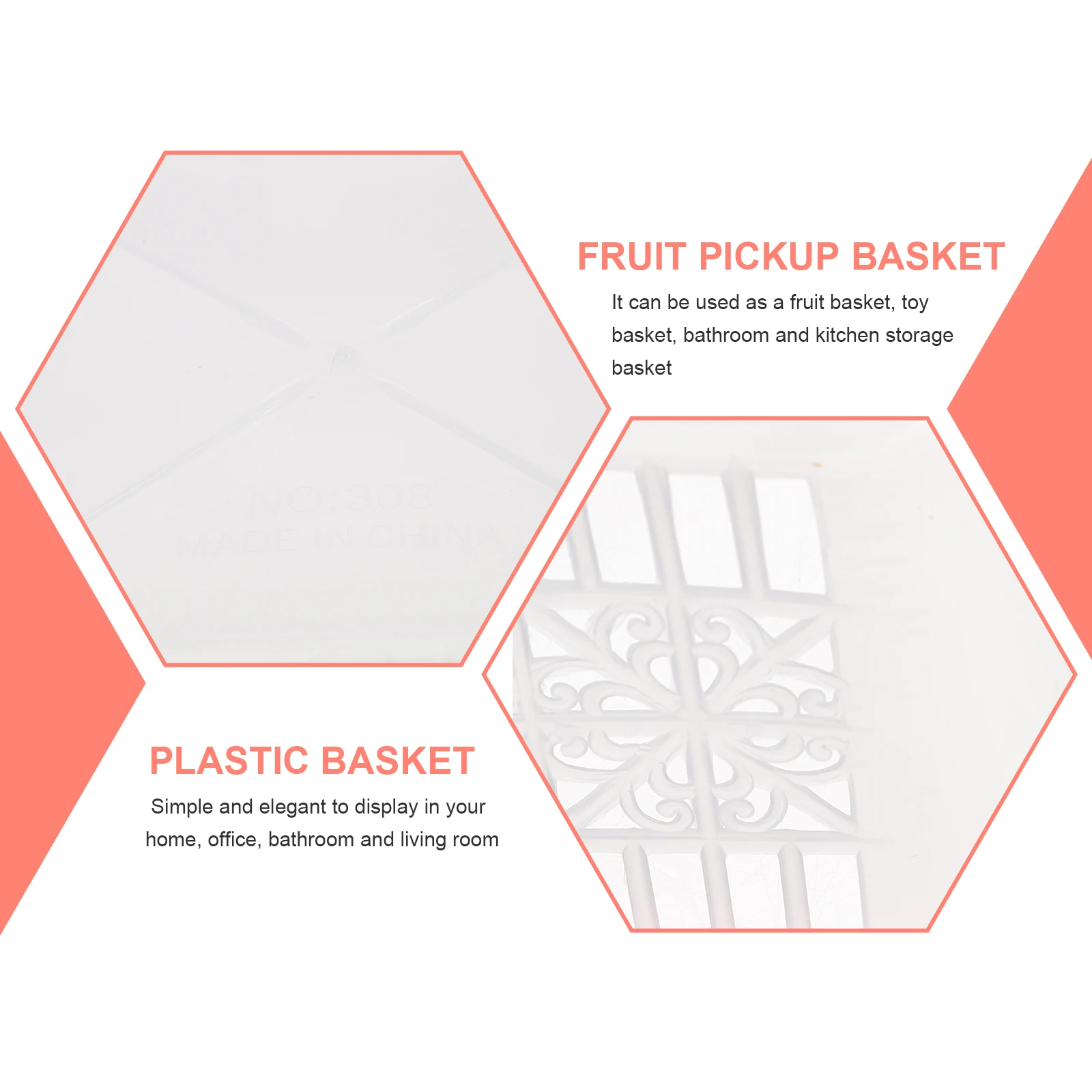 

Small Basket Easter Plastic Fruit Picking Baskets Bulk Household Produce Farmers Market Boxes Child