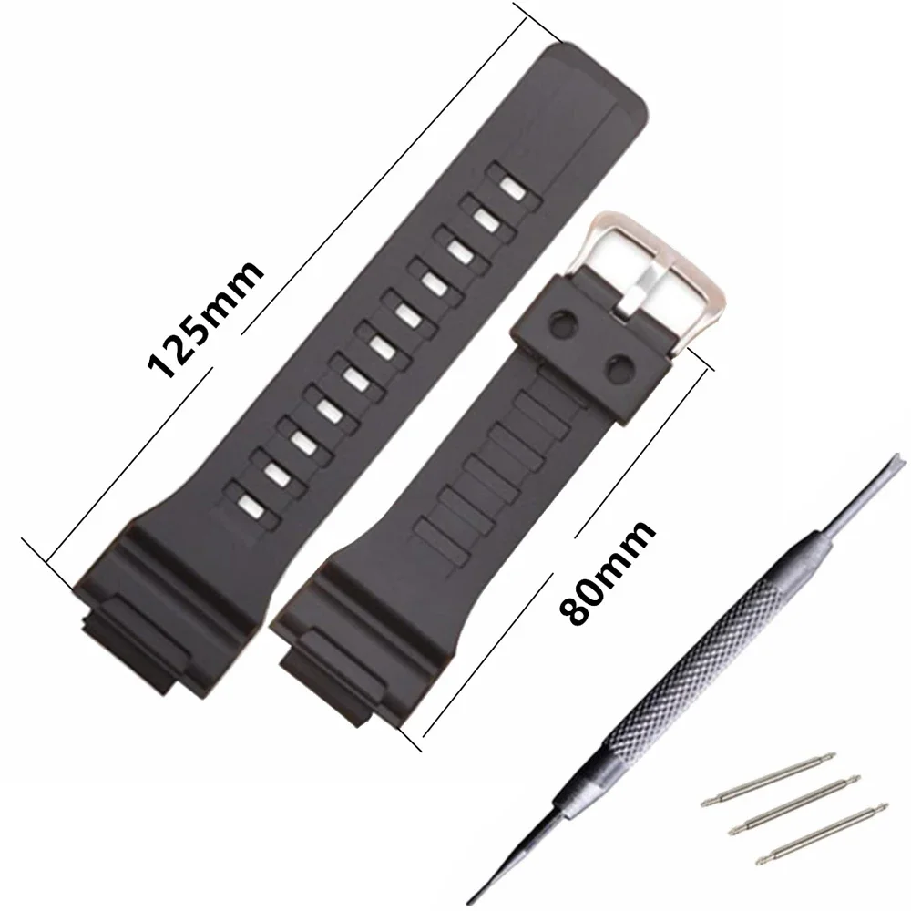 Resin watch Strap Silicone Rubber watchband wristband watches Band ForAQ-s800 / S810W SGW-300H  W-800H 18mm bracelet watch