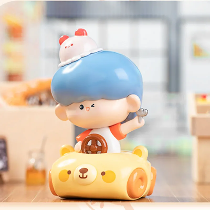 Original Bread Baobao Brother and Sister Bakery Series Blind Box Action Anime Figure Cartoon Model Toy Gift Desktop Ornament