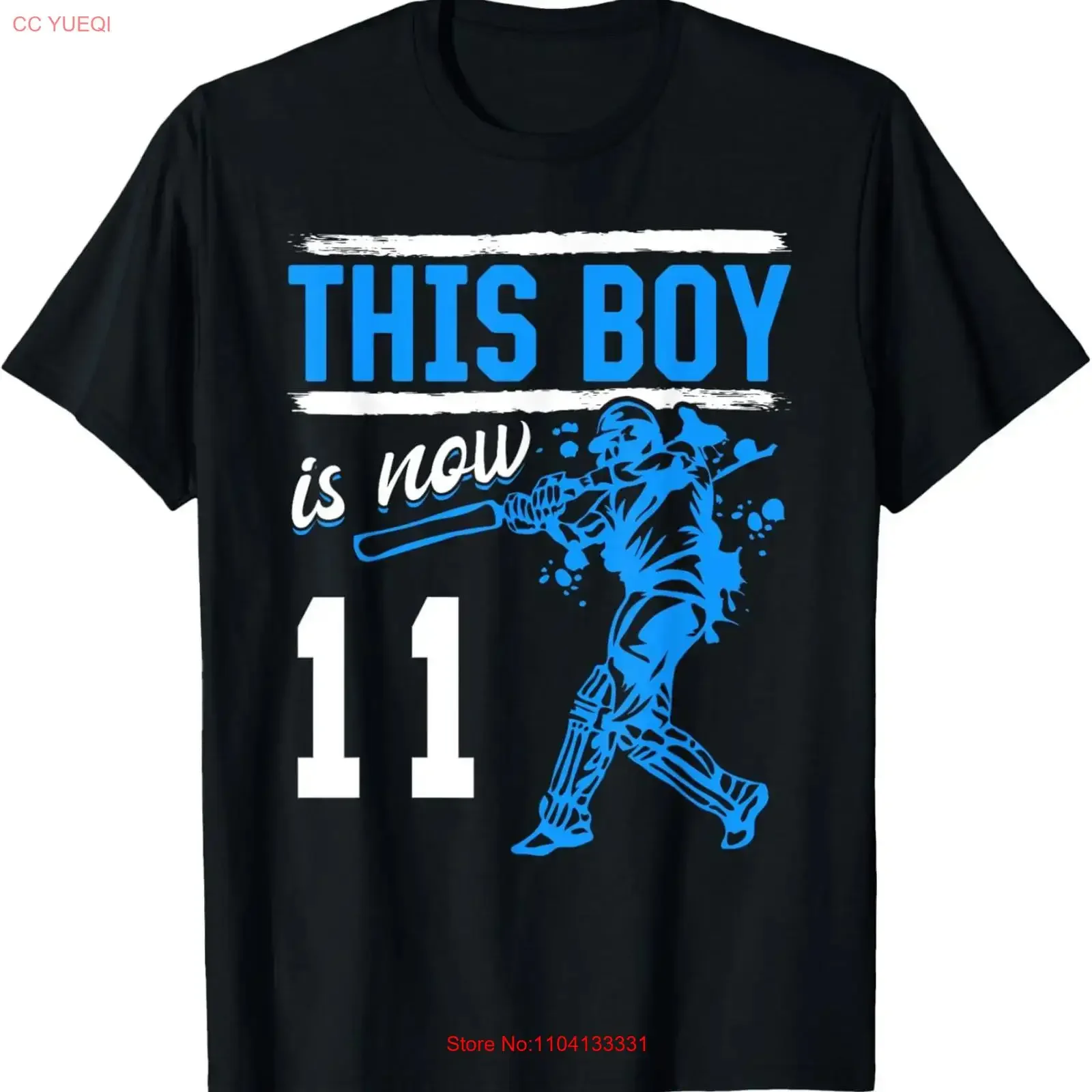 Cricket This Boy is Now 11 Year old th Birthday T Shirt  vintage Washed Breathable Stylish Top For Everyday Wear Versatile