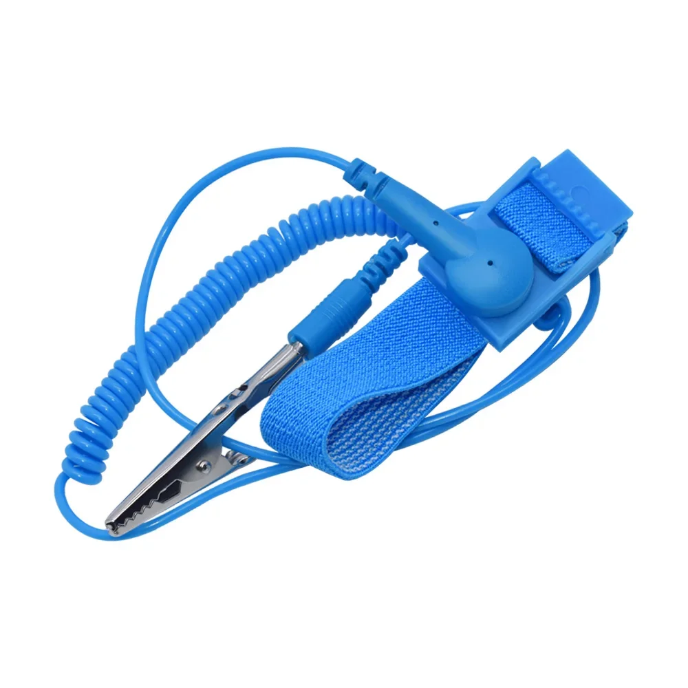 

Antistatic Anti Static ESD Wristband Wrist Strap Discharge Cables Cordless Wireless Clip for Electronics Repair Work Tools