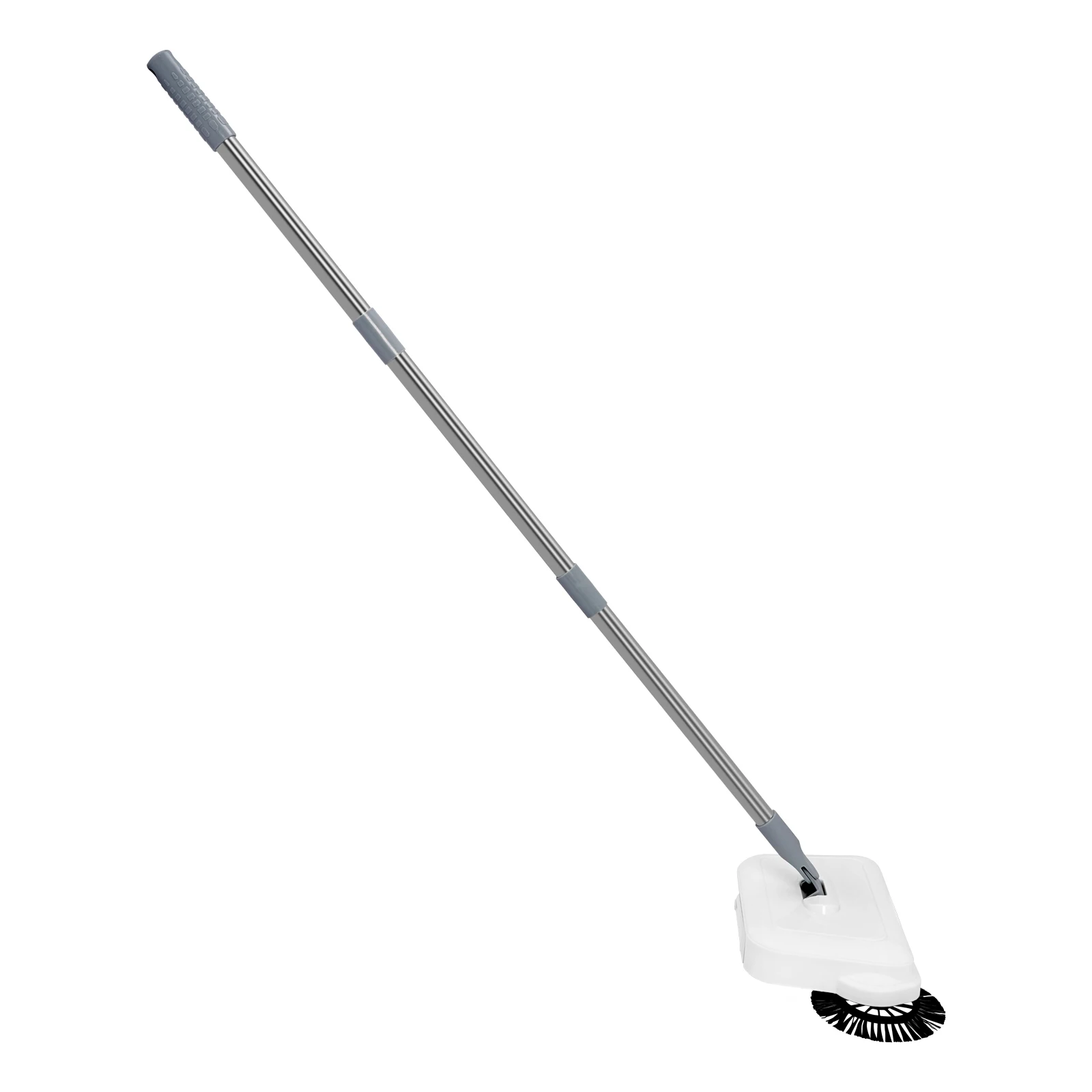 

Manual Push Floor Sweeper - Non-Electric Dust & Debris Collector for Hardwood & Carpet