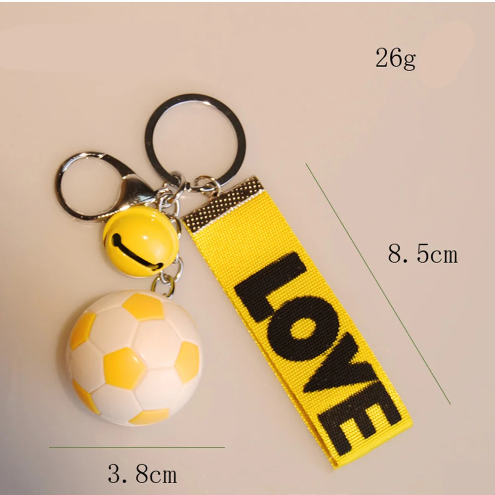 5 قطع من حلقات المفاتيح لكرة القدم، سلاسل مفاتيح إبداعية لكرة القدم للاعبي كرة القدم، هدية رياضية، سلاسل مفاتيح رياضية