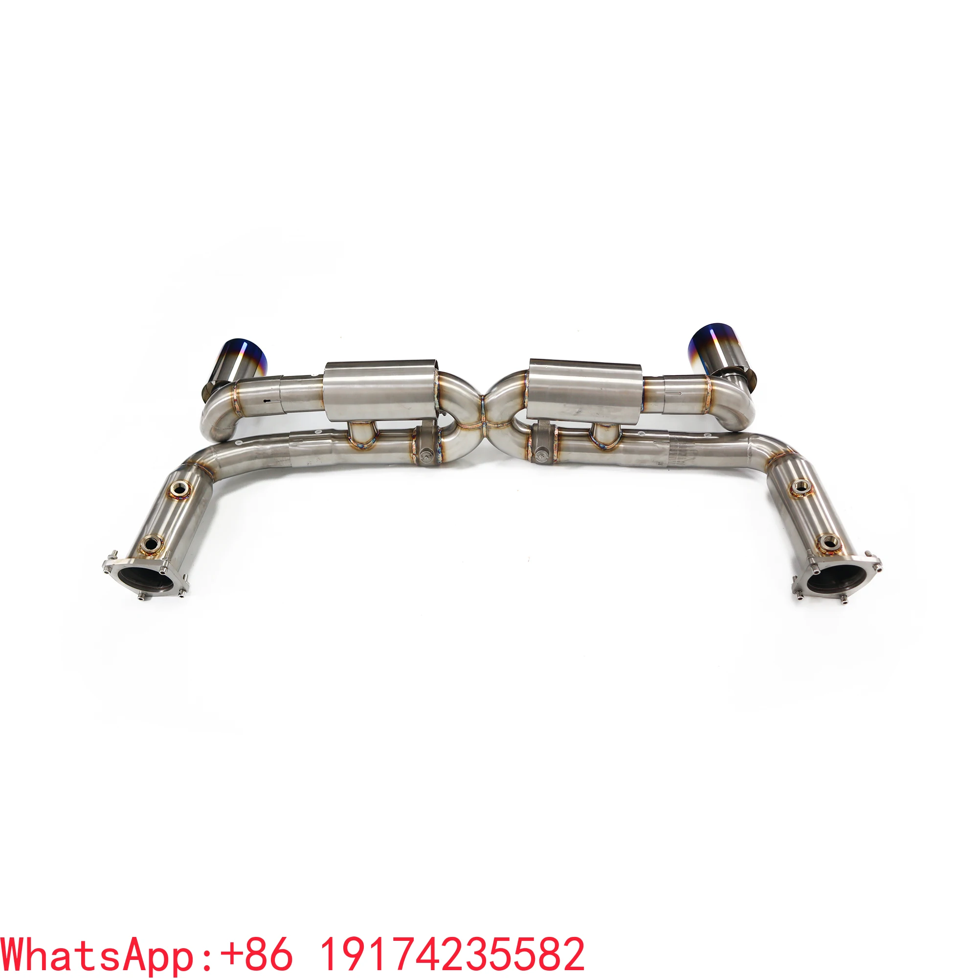 

For Popular Stainless Steel Exhaust System Catback For 911 996 Turbo 3.8T With High Flow Quality Auto Turning Pipe Parts