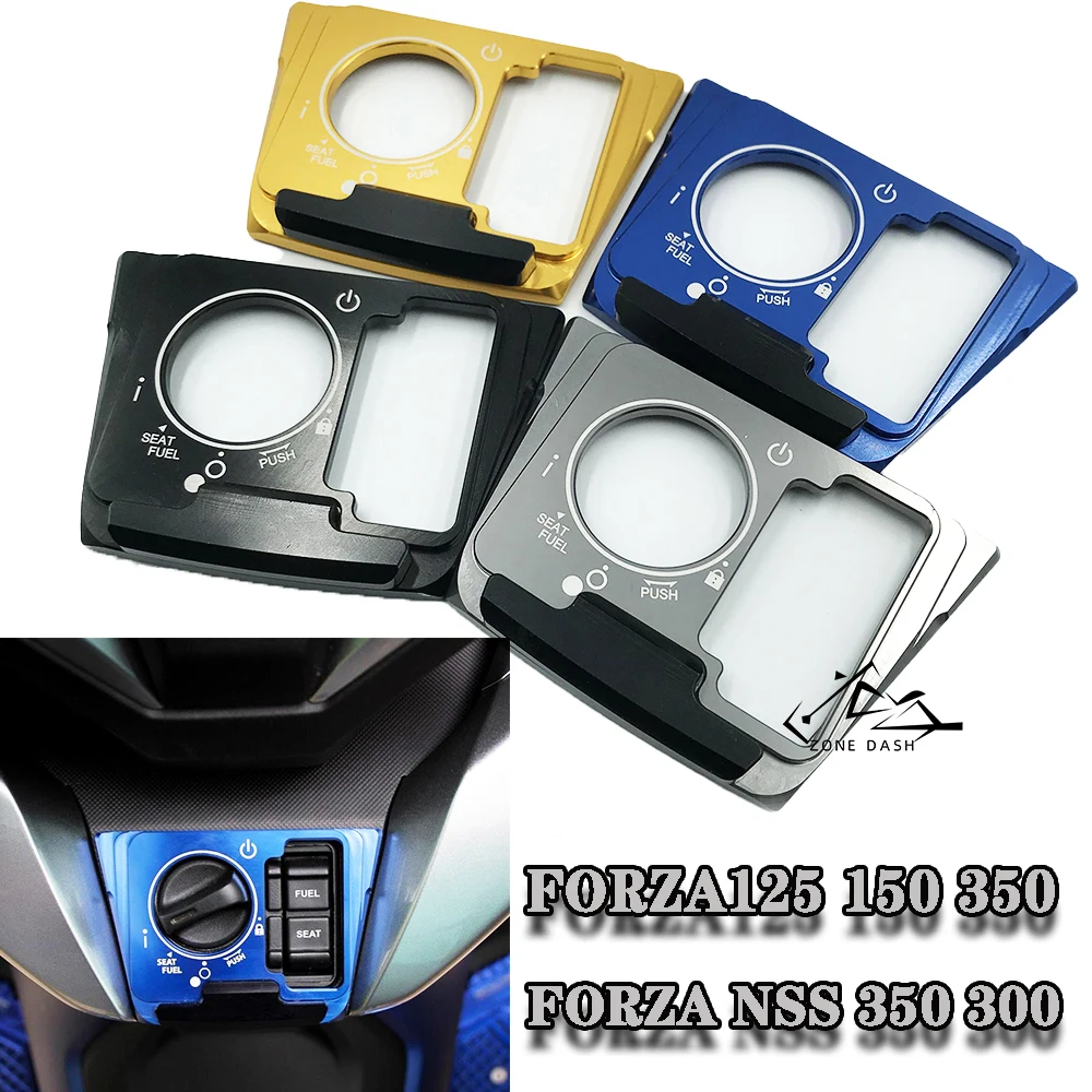 

Аксессуары для HONDA Forza 350 FORZA NSS 350 300 forza 125 150, крышка переключателя зажигания, электрический дверной замок, кнопка, защитная крышка