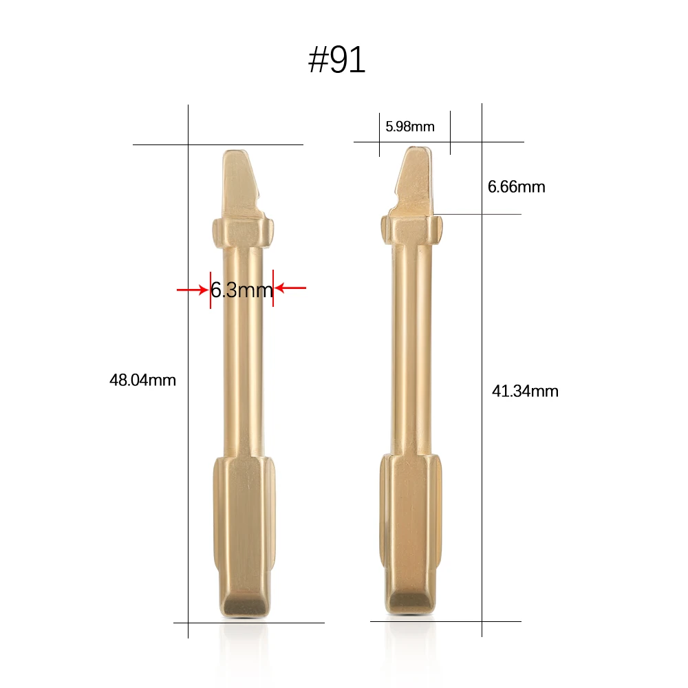 10 sztuk/partia oryginalny NO.91 wymiana klucz ostrze samochodu puste KD VVDI JMD dla Ford Mondeo odwróć zdalnego klucz ostrze #91