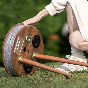 Multifunktionaler Beistelltisch, drahtloses Laden, tragbares Wohnzimmer, Ecke, intelligenter Tee -Runde mit Bluetooth -Lautsprecher 8 Hauptverkäufe intelligenter Möbel - №7