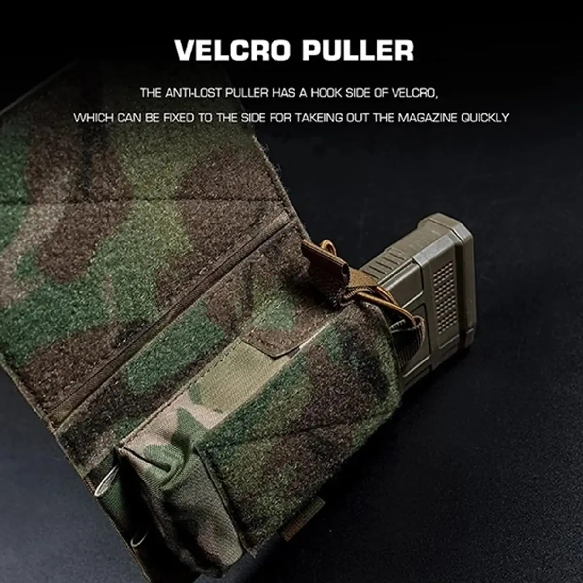 Tactical Single Magazine Pouch Radio Pouch MAG Insert Flap Cover for MK2 MK3 MK4 Tactical Chest Rig Vest