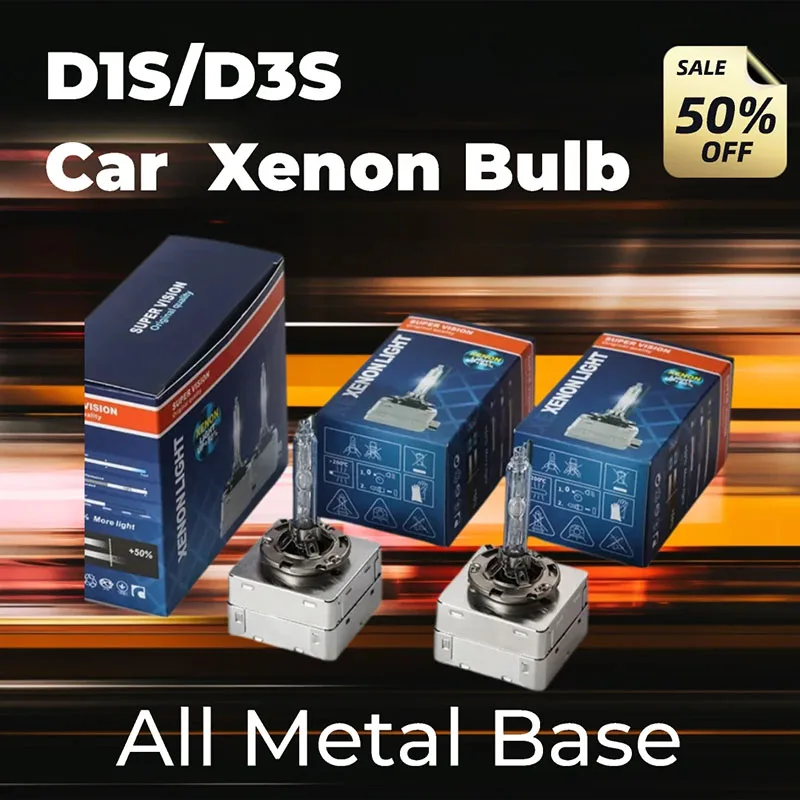 

2PCS Upgrade All Metal Claw 55W D1S D3S Xenon HID Car Bulb For 35W Original 66140 66340 HID Xenon Standard D1S D3S Auto Headlamp