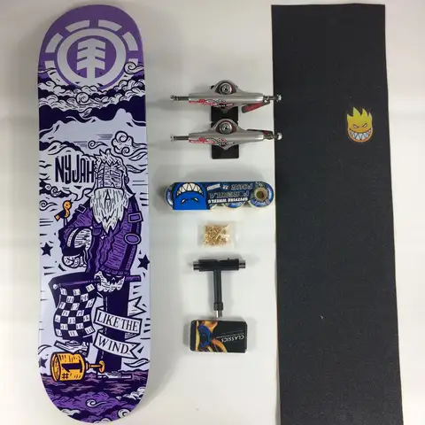 Skateboard Complete Set 100% Canada Maple Double Rocker7.75/8.0/8.125/8.25/8.3/8.5 Inch Size  Pro Skate  High Quality