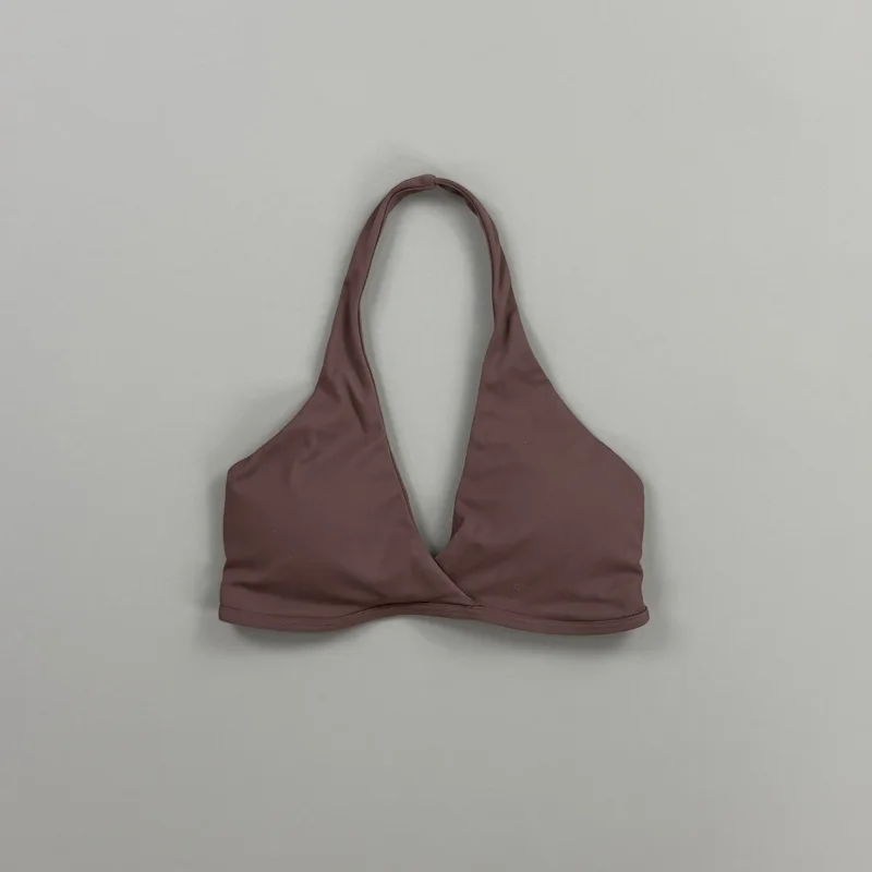HISTELLO Origin Neckholder-BH Damen Rückenfreier Sport-BH Weich Elastisch Atmungsaktiv Fitness-Top Pilates Gym Running Yoga Unterwäsche – Detail 10