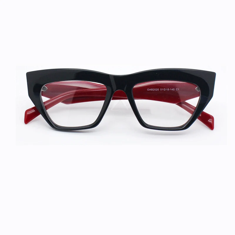 

Fashion large square acetate glasses for men and women Personality prescription myopia spectacles Color eyeglass frame