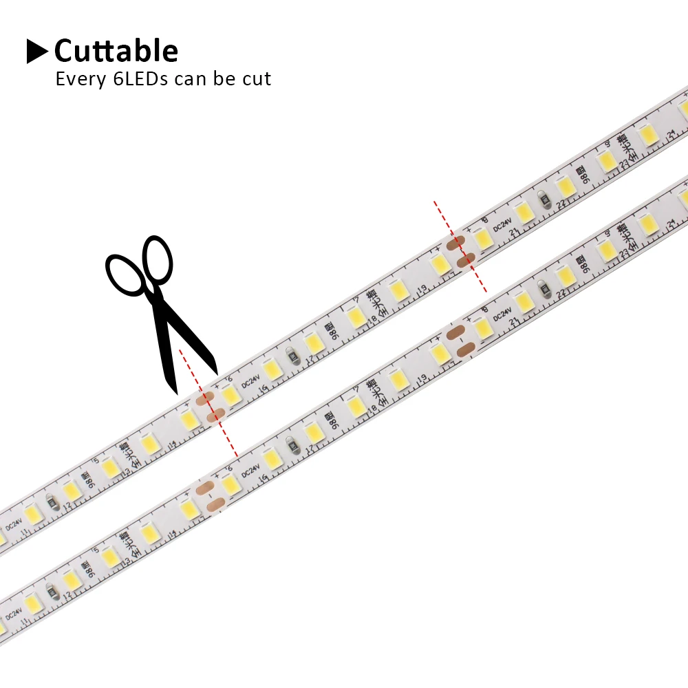 24V 2835 Taśma LED o pełnym spektrum 5M 10M RA98 Taśma ochronna oczu Ciepła, zimna biel 120 diod LED Oświetlenie liniowe Wysoka jasność