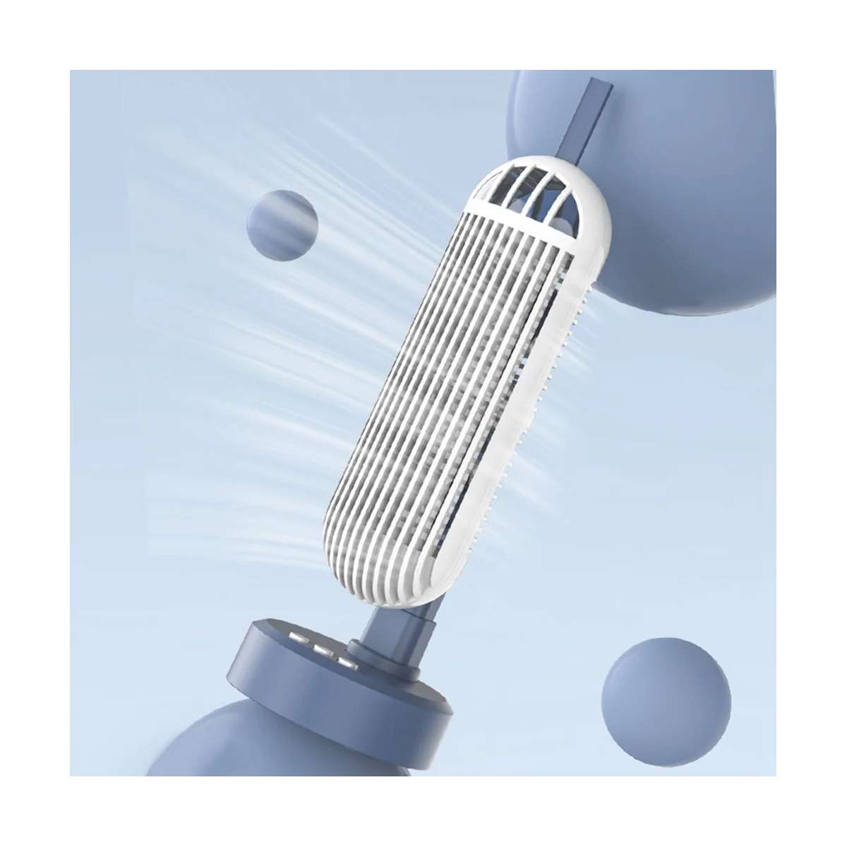 USB برج مروحة 2400MAh بطارية قابلة للشحن برج الجدول مروحة المحمولة سطح المكتب برودة الهواء دراسة التخييم-A