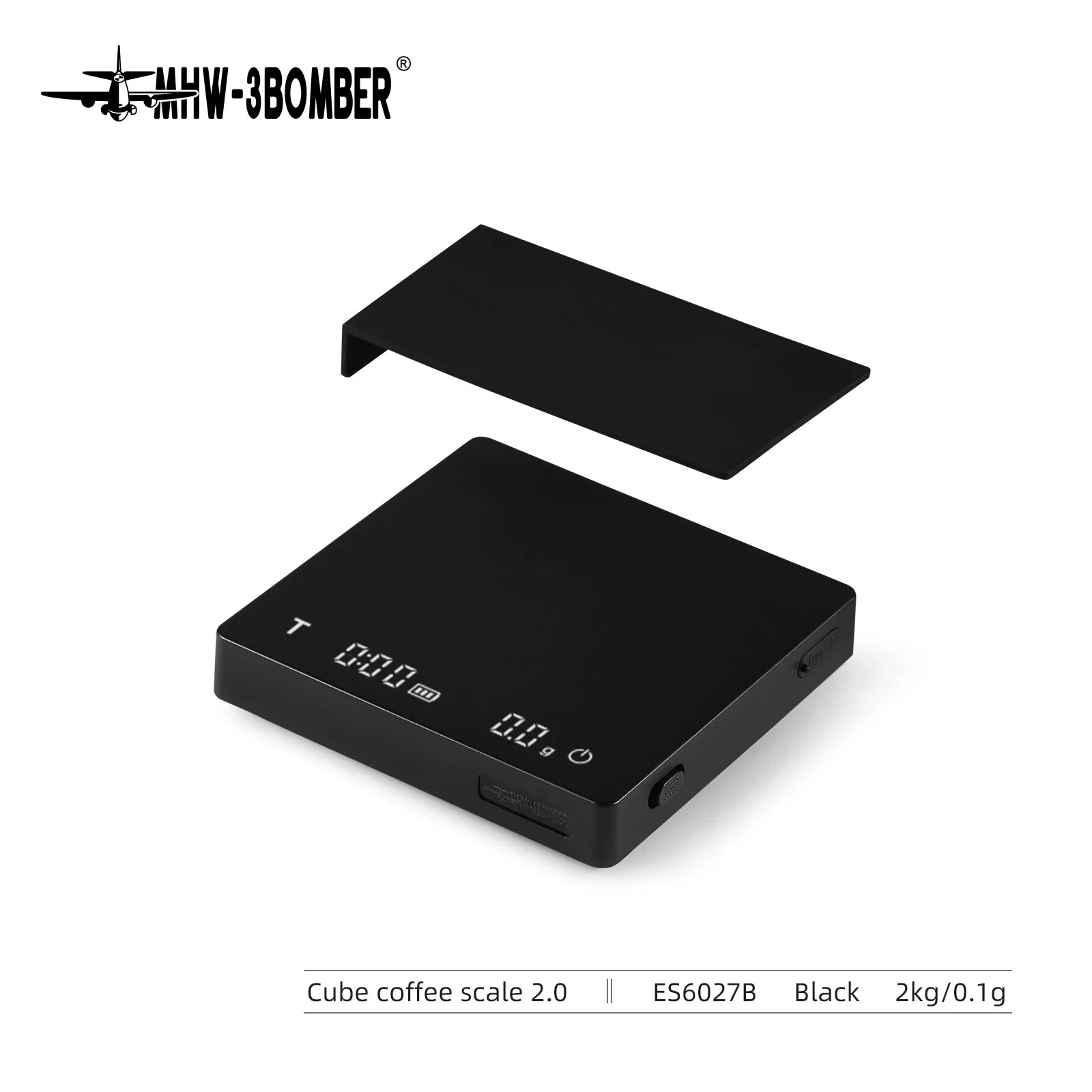 

MHW-3BOMBER Official Digital Kitchen Scale LED Display Professional Electronic Coffee Scale Timer Scale Home Barista Accessories