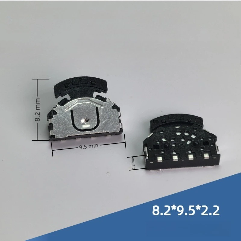 50Pcs/Lot Mini Small Dial Wheel Switch 3 Gears 4 Feet Dial Wheel Shaking Button Arc Gear Handle 3 Directions 8.9*9.5*2.2mm