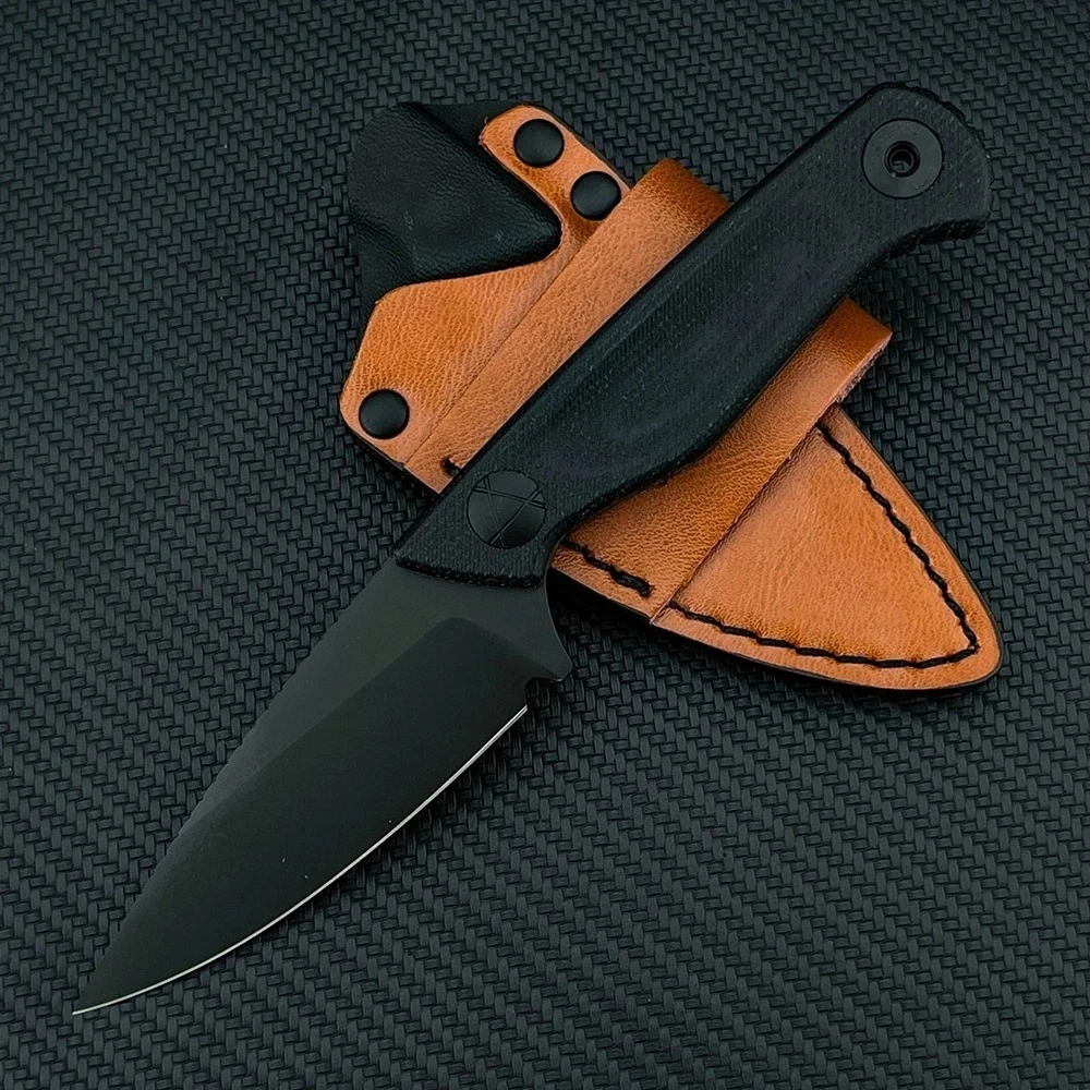 Dacian BM 203BT/203-1 Feststehendes D2-Klingenmesser mit Scheide, EDC-Taschenmesser für Dschungeltouren, Camping, Angeln, Rucksack, Obstmesser – Detail 3