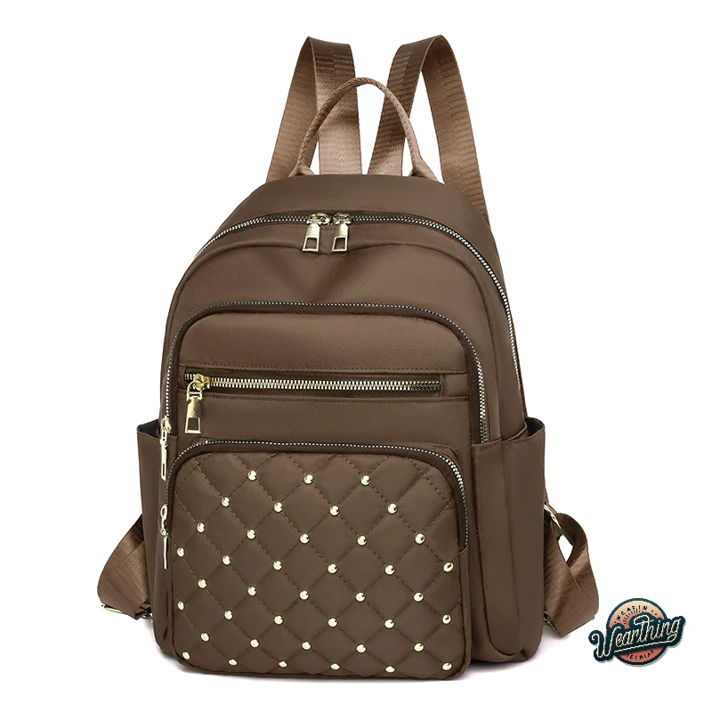 

Fashion Simple Large Capacity Backpack Outdoor Travel Casual Oxford Cloth Backpack Waterproof School Bag For Women Gifts