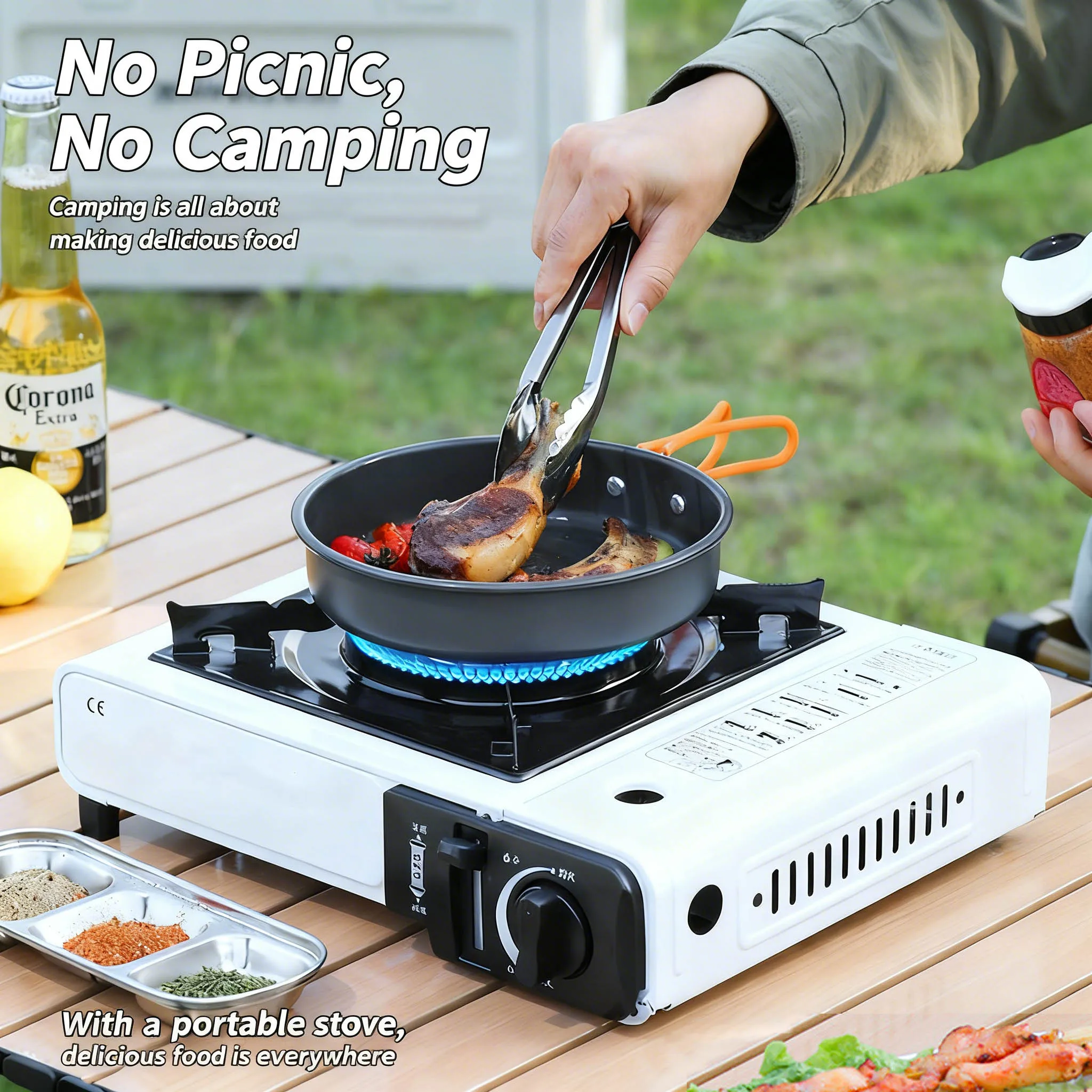 

Новый тип портативной уличной газовой плиты подходит для использования на открытом воздухе, например, для барбекю с горячей кастрюлей и бытовых газовых плит.