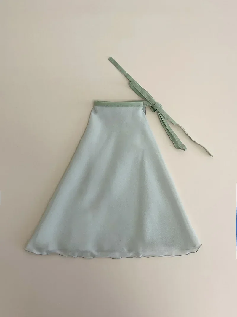 Mulheres ballet pequeno avental tutu meninas de alta qualidade chiffon cor sólida prática collant saia adulto elegância ballet dança vestido