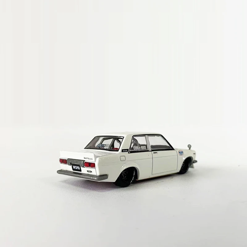 MINIGT+Kaido House 1:64 Modellauto Datsun 510 Street Nismo V2 Legierung offene Motorhaube Fahrzeug # KHMG122