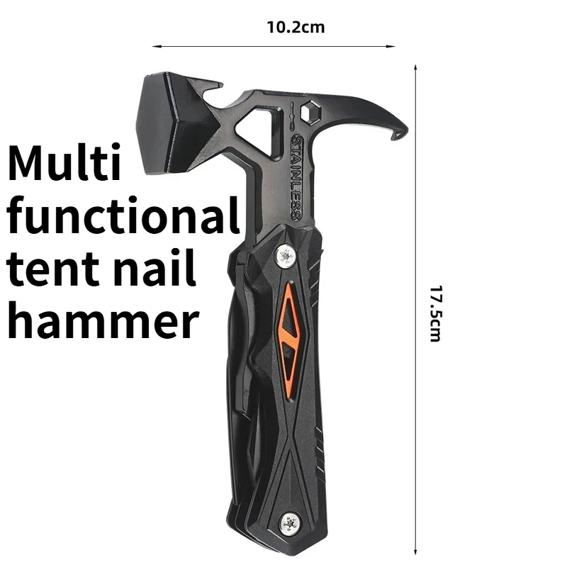 

NEW Outdoor Multifunctional Portable Hammer Camping Hiking Emergency Survival EDC Tool Car Window Breaker
