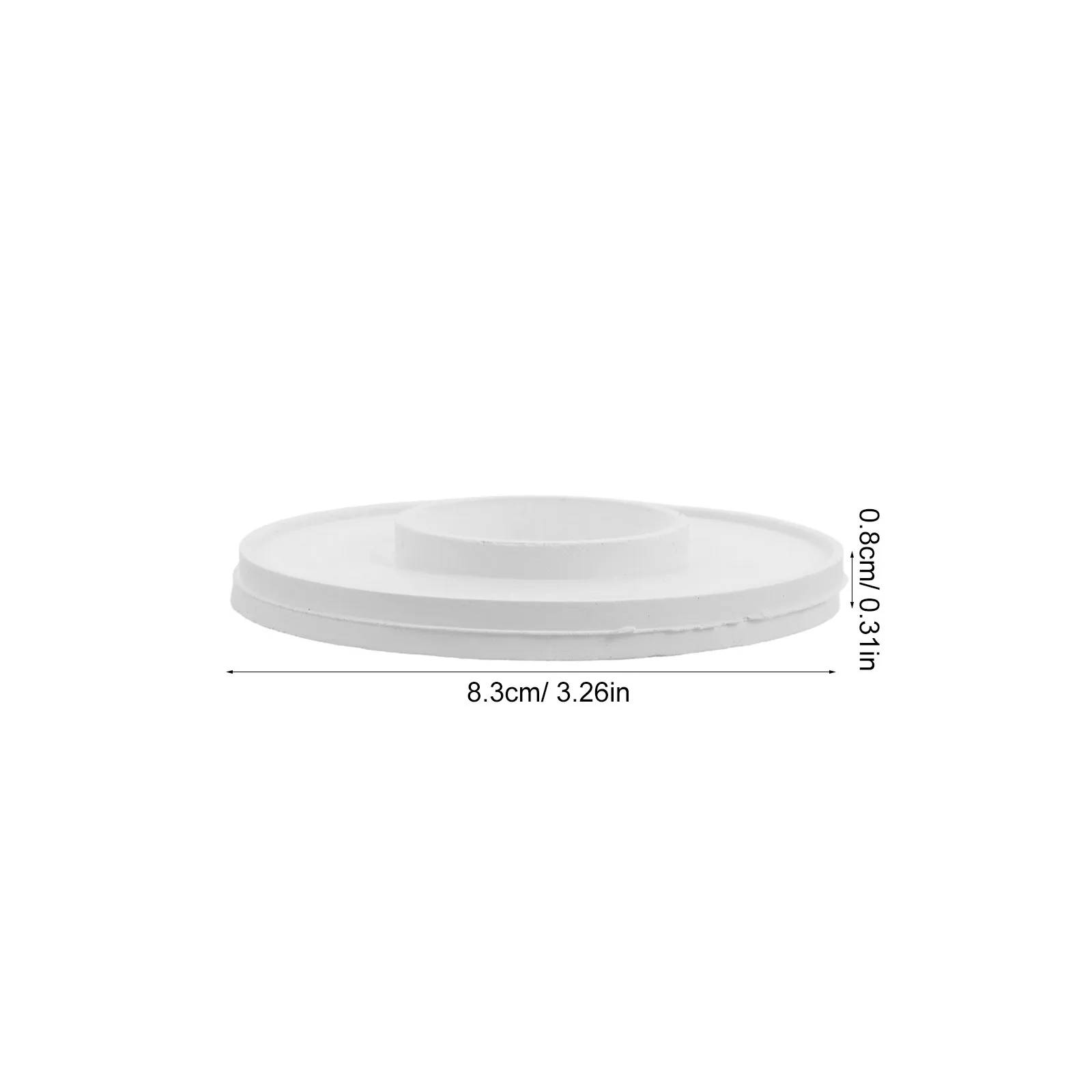 6Pcs Vacuum Flask Adapter Rubber Lab Filter Pad Sealing 3.27x0.31in Laboratory Funnel Adapter for Filtration Vacuum Filter Pad