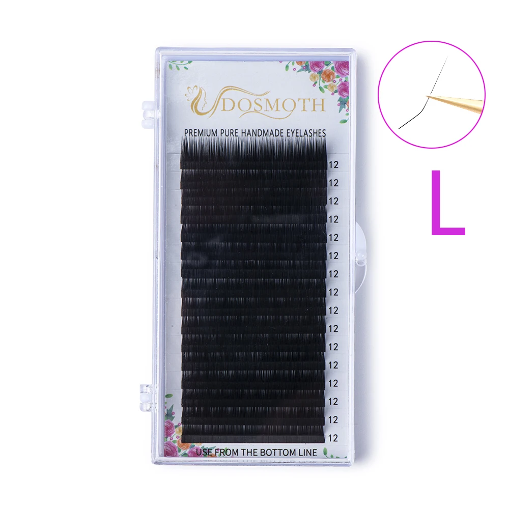 DOSMOTH  0.05/0.07 L 16rows  soft eyelash extension, false eyelashes