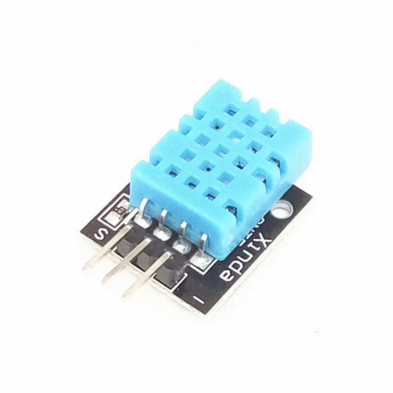 10 pçs/lote DHT-11 módulo sensor de temperatura e umidade dht11 blocos eletrônicos módulo sensor para arduino