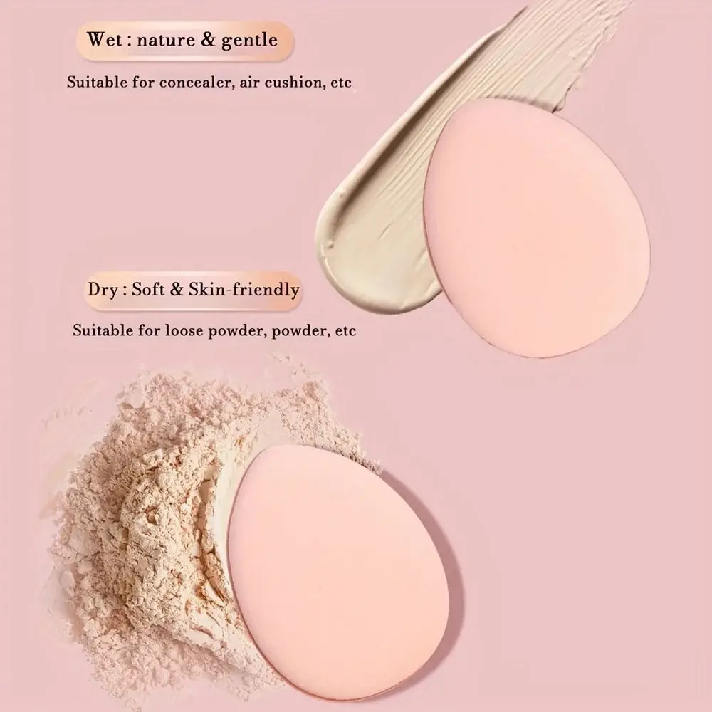 30 Stück zufällig waschbare Make-up-Puff, hypoallergen, puderfrei, Luftkissen, latexfrei, trockener und nasser Puff, reisefreundlich