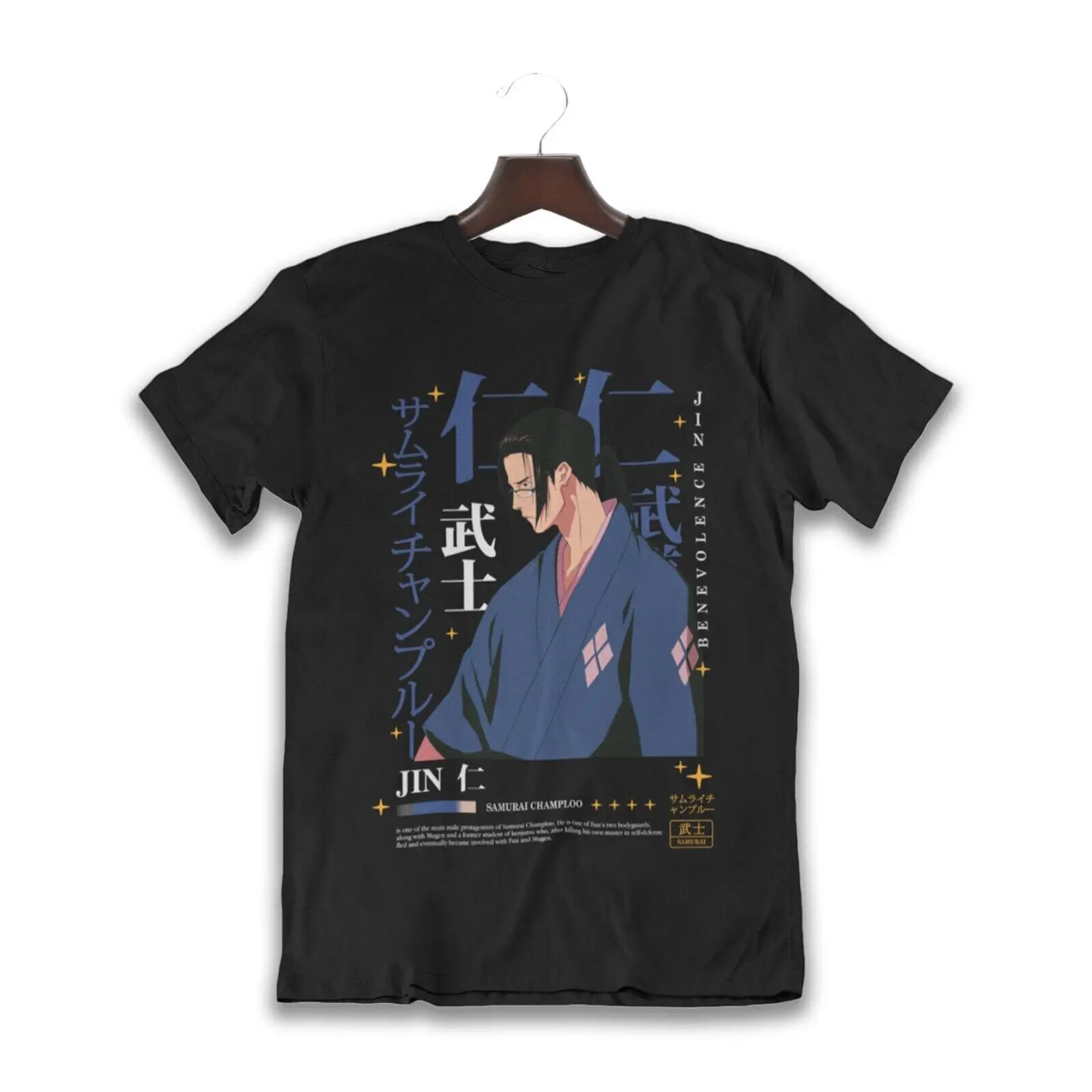 Samurai Champloo Mugen Anime T-Shirt, Mugen Poster Shirt, Anime Lover Shirt