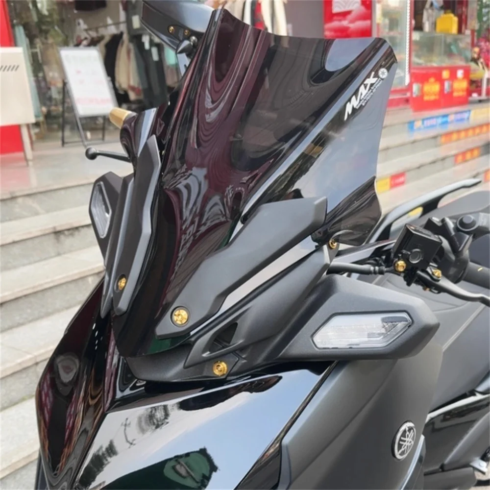 

Windshield Modification For Yamaha 2023-2024 XMAX 300 xmax300 Sports Front Windshield Competitive Windmirror Guide Glass Cover