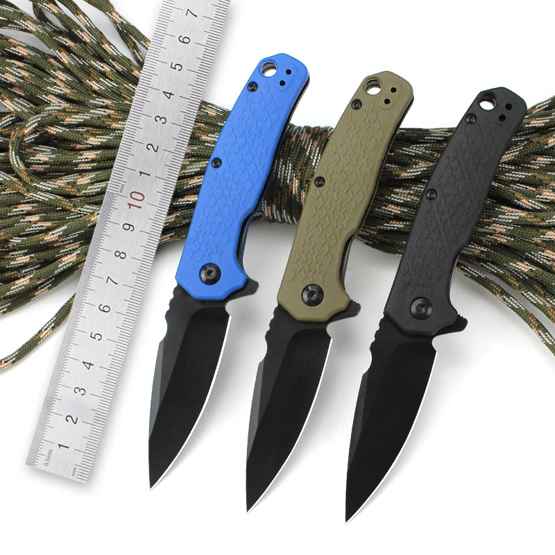 

1407 Outdoor Camping Folding Knife 8cr13 Blade Nylon Fibre Handle Pocket Survival Tactical Hunting Utility Fruit Knives CED Tool