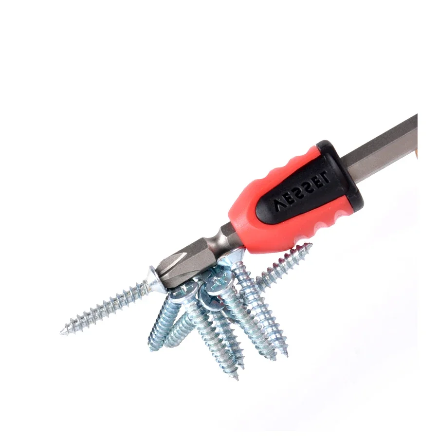 VESSEL 1/2PCS  Screwdriver  Bit  Magnetic Screw  Holder Ring  Bit Holder Screwdriver  Bit Drive  Holder Power Bits Tool  NMC -2P