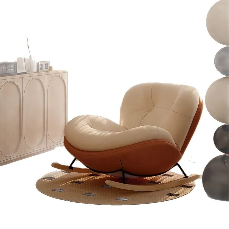 달걀껍질 모양 흔들의자 리클라이너 성인용 게으름뱅이 소파 거실 발코니 가정용