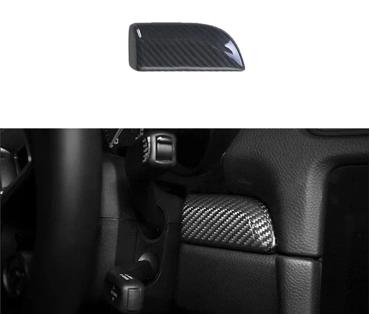 Real Carbon Fiber Interiors for  718 Instrument Panel Trim Door Trim Strip Central Control Cover