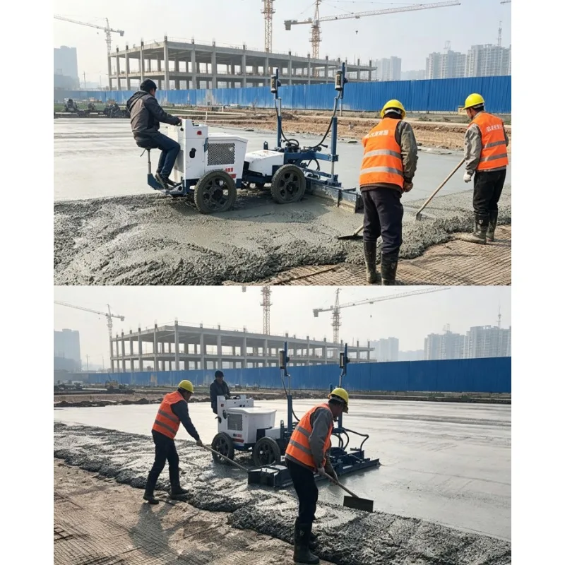 2.5m Width Concrete Laser Screed Leveling Machine Advanced Concrete Laser Screed Leveling Machine Floor Automated Operation